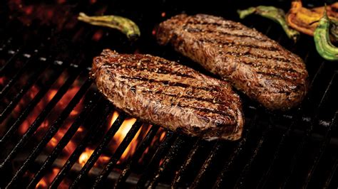 gas grill rare steak